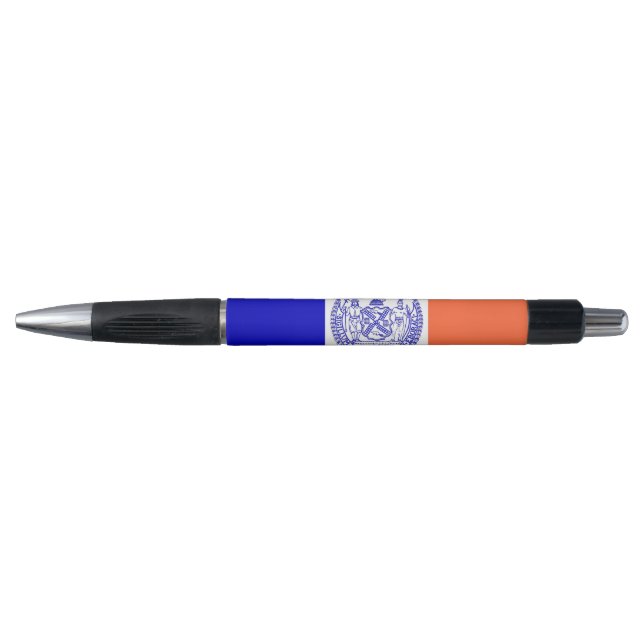 Patriotic Pen with flag of New York City (Front)