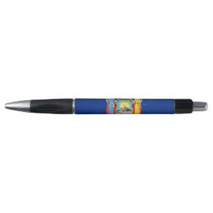 Patriotic Pen with flag of New York State