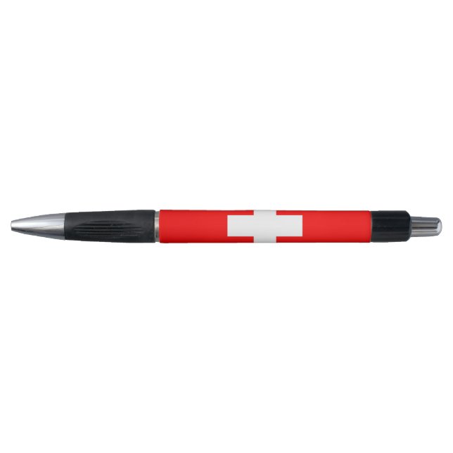 Patriotic Pen with flag of Switzerland (Front)