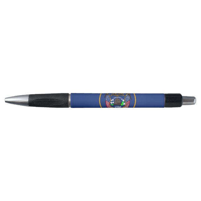 Patriotic Pen with flag of Utah State, USA (Front)