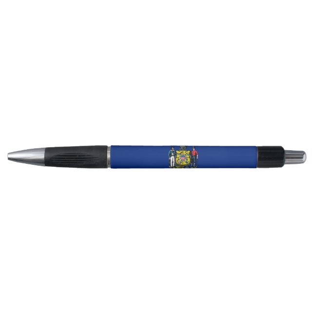 Patriotic Pen with flag of Wisconsin State, USA (Front)