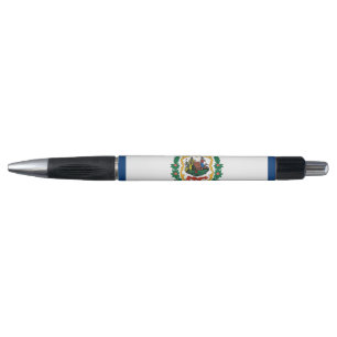 Patriotic Pen with West Virginia State flag, USA