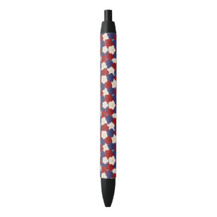 Patriotic Petunias Blue Ink Pen