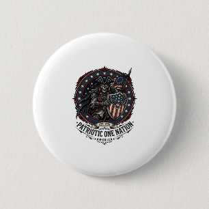 Patriotic Phantom Patriot Horror Monster Patriot 4 6 Cm Round Badge