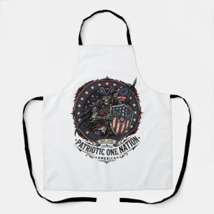 Patriotic Phantom Patriot Horror Monster Patriot 4 Apron