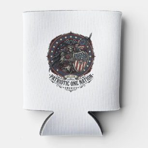 Patriotic Phantom Patriot Horror Monster Patriot 4 Can Cooler