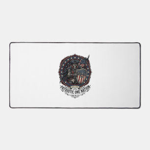 Patriotic Phantom Patriot Horror Monster Patriot 4 Desk Mat