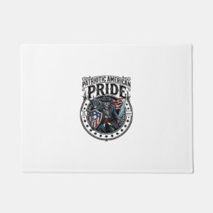 Patriotic Phantom Patriot Horror Monster Patriot 4 Doormat