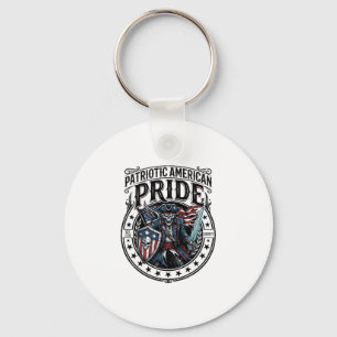 Patriotic Phantom Patriot Horror Monster Patriot 4 Key Ring