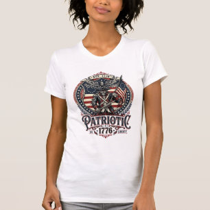 Patriotic Phantom Patriot Horror Monster Patriot I T-Shirt
