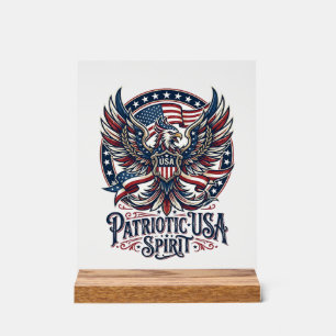 Patriotic Phoenix Hybrid Patriot Animal Hybrid Pat Acrylic Sign