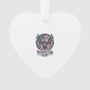 Patriotic Phoenix Hybrid Patriot Animal Hybrid Pat Ornament