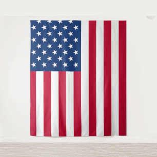 Patriotic Photo Background Tapestry