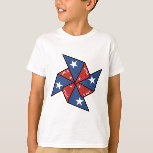 Patriotic pinwheel t-shirt