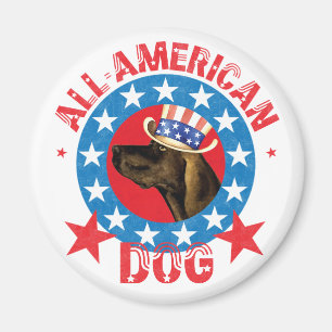 Patriotic Plott Hound Magnet