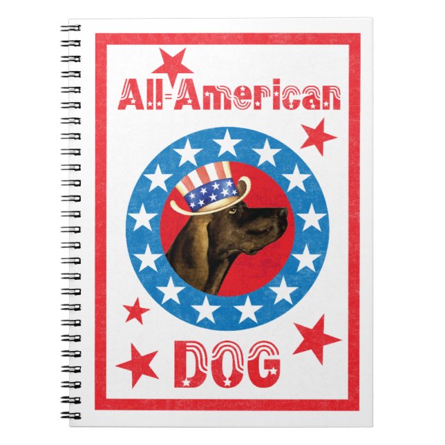 Patriotic Plott Hound Notebook (Front)