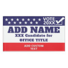 Patriotic Political 2026 Campaign Candidate Custom