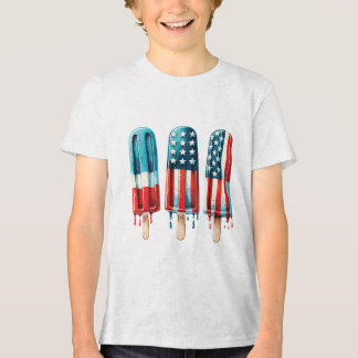 Patriotic Popsicles T-Shirt Tri-Blend Shirt