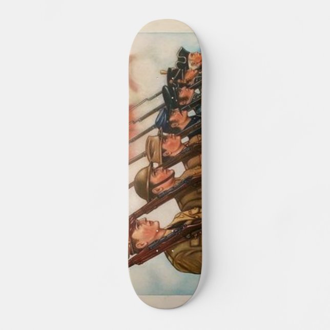 Patriotic Poster Skateboard (Front)