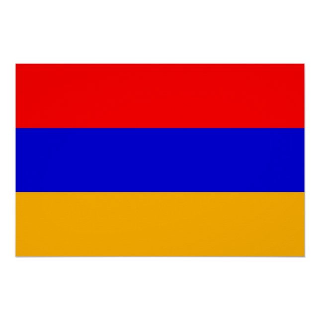 Patriotic poster with Flag of Armenia (Front)