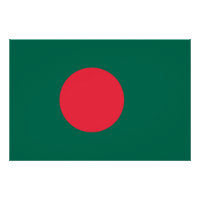 Patriotic poster with Flag of Bangladesh