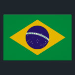 Patriotic poster with Flag of Brazil<br><div class="desc">Add a striking visual element to your space with our exclusive poster featuring the flag of Brazil! Crafted with meticulous attention to detail, this poster is more than just a decorative item; it’s a celebration of Brazil’s vibrant culture and spirit. The bold design prominently displays the iconic Brazilian flag, making...</div>