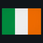 Patriotic poster with Flag of Ireland<br><div class="desc">Add a touch of Irish pride to your decor with our exclusive poster featuring the flag of Ireland! Crafted with meticulous attention to detail, this poster is more than just a piece of art; it’s a celebration of Ireland’s rich heritage and cultural pride. The vibrant design prominently displays the iconic...</div>