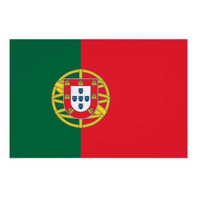 Patriotic poster with Flag of Portugal (Front)