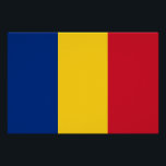 Patriotic poster with Flag of Romania<br><div class="desc">Add a touch of Romanian pride to your wall decor with our exclusive poster featuring the flag of Romania! Crafted with meticulous attention to detail, this poster is more than just a decorative item; it’s a celebration of Romania’s heritage and cultural pride. The vibrant design prominently displays the iconic Romanian...</div>