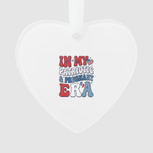 Patriotic Pregnant Era Vintage Pregnancy Shirt_1 Ornament