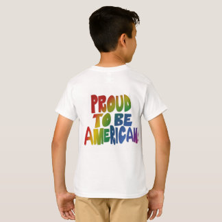 Patriotic Pride in Vibrant Colours T-Shirt