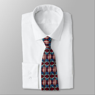 Patriotic Prism Mosaic Tie