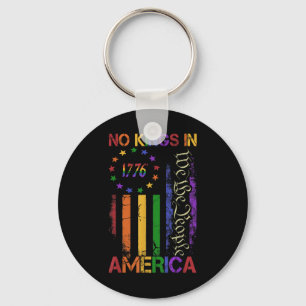 Patriotic Pro-democracy Protest June 14 No Kings I Key Ring