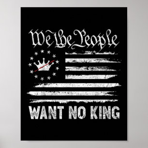 Patriotic Pro-democracy Protest June 14 No Kings I Poster