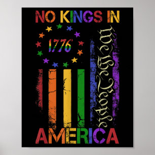 Patriotic Pro-democracy Protest June 14 No Kings I Poster