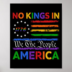 Patriotic Pro-democracy Protest June 14 No Kings I Poster