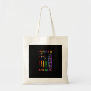 Patriotic Protest No Kings In America Tote Bag