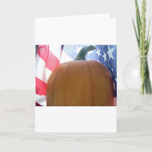 Patriotic Pumpkin Card