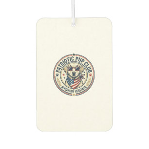Patriotic Pup Club Patriotic Patriotic Pet Breed V Car Air Freshener