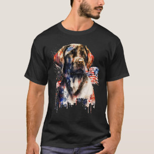 Patriotic Puppy 4th of July USA Independence Day 1 T-Shirt
