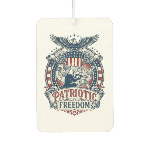 Patriotic Puzzle Lover Vector Graphic Tee Car Air Freshener