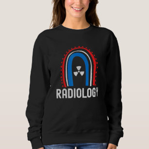 Patriotic Radiology Us Flag Rainbow Sweatshirt