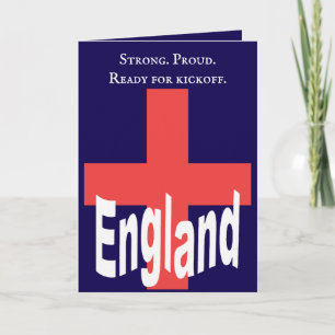 Patriotic Red Cross Of St George and England Card