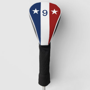 Patriotic Red White and Blue Golf Head Cover