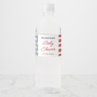 Patriotic Red White Blue Baby Shower Party