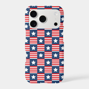 Patriotic Red, White & Blue USA Flag Pattern