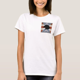 Patriotic Red White Blue with Eagle T-Shirt