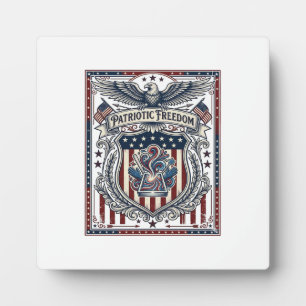 Patriotic Resin Plaque