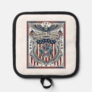 Patriotic Resin Pot Holder