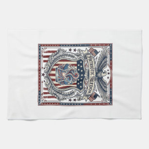 Patriotic Resin Tea Towel
